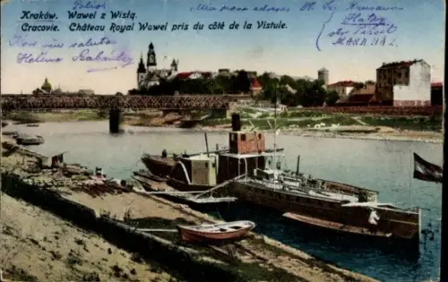 Ak Kraków Krakau Polen, Schloss Wawel