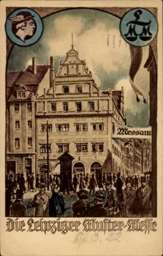 Künstler Ak Leipzig in Sachsen, Muster-Messe
