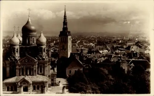 Ak Tallinn Reval Estland, Alexander Newski Kathedrale, Panorama