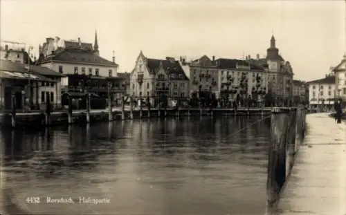Ak Rorschach Kt. St. Gallen Schweiz, Hafenpartie