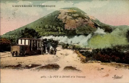 CPA Auvergne, Puy de Dome, Tramway