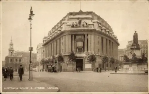 Ak London England, Australia House, Strand
