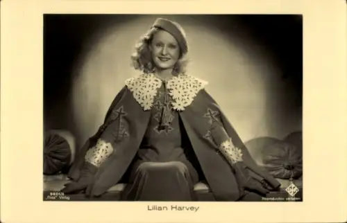 Ak Schauspielerin Lilian Harvey, Portrait
