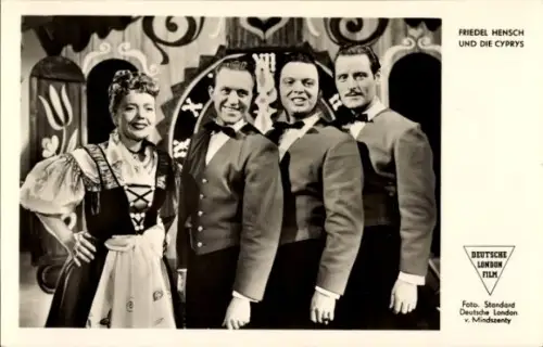 Ak Musikgruppe Friedel Hensch und die Cyprys, Film Das singende Hotel