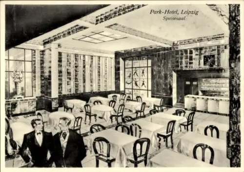 Ak Leipzig in Sachsen, Parkhotel Leipzig, Speisesaal