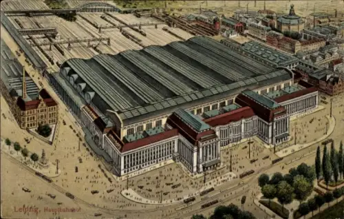 Ak Leipzig, Hauptbahnhof