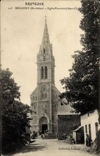 Ak Reguiny Morbihan, Pfarrkirche Saint-Claire