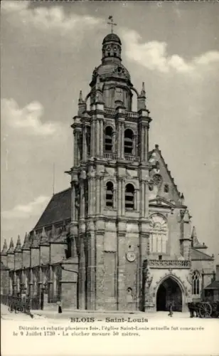 Ak Blois Loir-et-Cher, Saint Louis Kirche