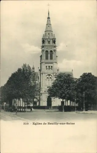 Ak Neuilly sur Seine, Kirche
