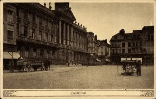 Ak Cambrai Nord, Platz, Geschäfte