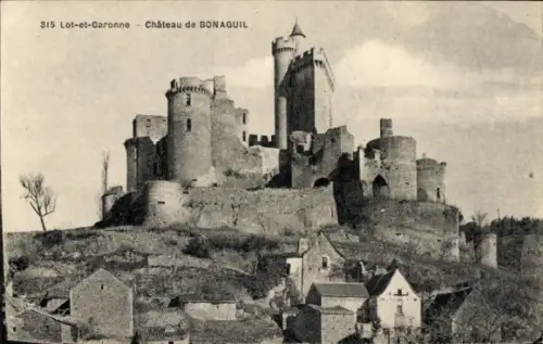 Ak Saint Front sur Lémance Lot-et-Garonne, Schloss Bonaguil