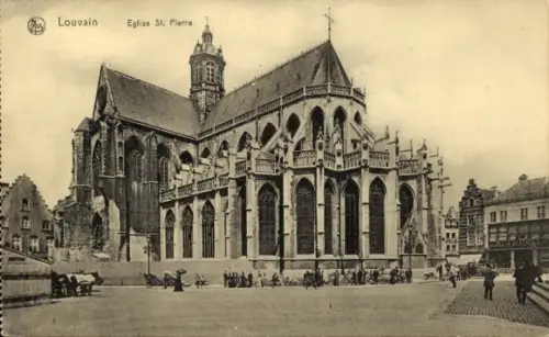Ak Louvain Leuven Flämisch Brabant, Sankt Petrikirche