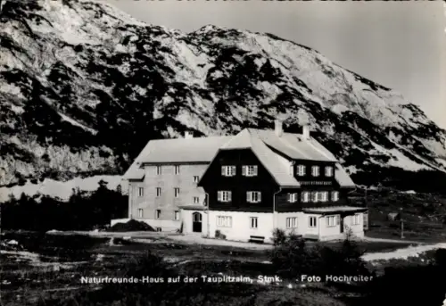 Ak Bad Mitterndorf Steiermark, Grazerhütte, Tauplitzalm, Naturfreunde-Haus