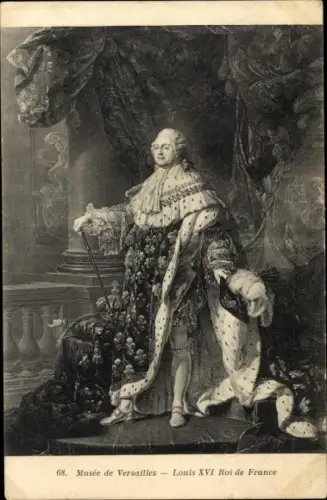 Künstler Ak Louis XVI Roi de France, Musee de Versailles