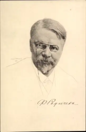 Künstler Ak F. I. Roditschew, 1. russischer Minister für Finnland