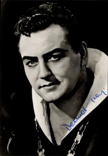 Ak Opernsänger Dermot Troy, Autogramm