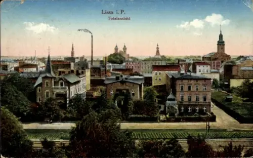 Ak Lissa Leszno Poznań Posen, Gesamtansicht