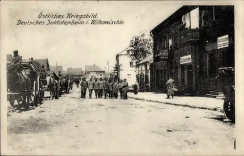 Ak Wilkowischiki Litauen, Deutsches Soldatenheim, Deutsche Soldaten, WK I