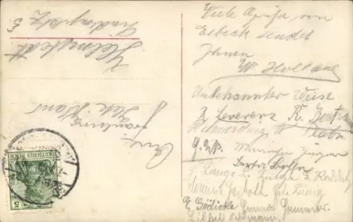 Ak Mädchen mit Blumen, Portrait