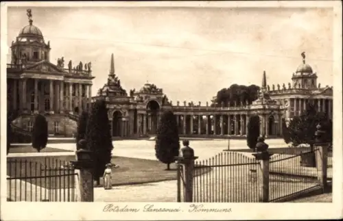 Ak Potsdam, Schloss Sanssouci, Kommuns