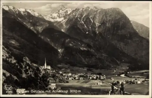 Ak Oetz Ötz in Tirol, Gesamtansicht