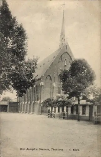 Ak Thourout Torhout Westflandern, Sint Joseph's Gesticht, Kirche