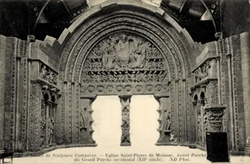 CPA Moissac Tarn et Garonne, Eglise Saint-Pierre