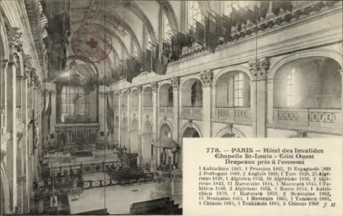 CPA Paris VII, Hôtel des Invalides, Chapelle St-Louis