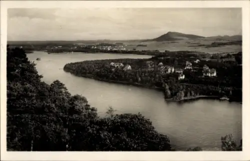 Ak Doksy Hirschberg am See Region Reichenberg, Gesamtansicht