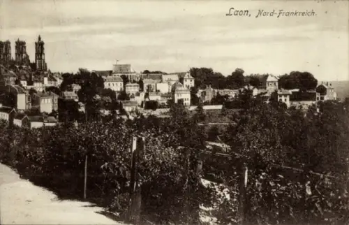 Ak Laon Aisne,  Nord-Frankreich, Stadtansicht,  Gebäude