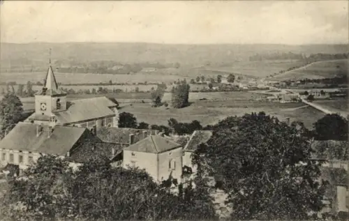 Ak Chatel Chéhéry Ardennes, Gesamtansicht, 1. WK