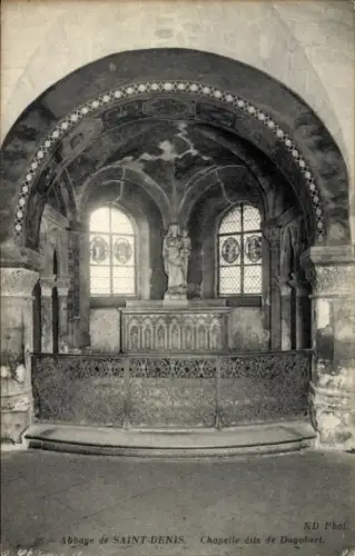 Ak Ile Saint Denis Seine Saint Denis, Dagoberts Kapelle
