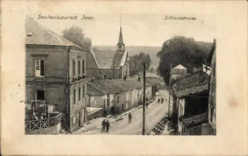 Ak Inor Meuse, Schlossstraße, Seuchenlazarett