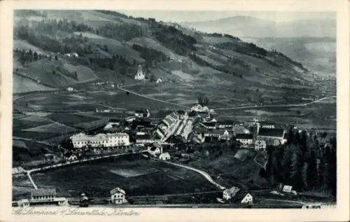 Ak Bad St. Leonhard im Lavanttal Kärnten Österreich, Blick auf den Ort