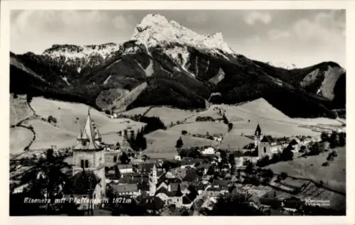 Ak Eisenerz Steiermark, Gesamtansicht, Pfaffenstein