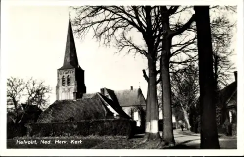Ak Helvoirt Vught Nordbrabant, Ned. Herv. Kerk