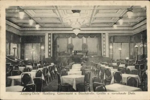 Ak Hamburg Neustadt, Lessing-Diele, Büschstraße