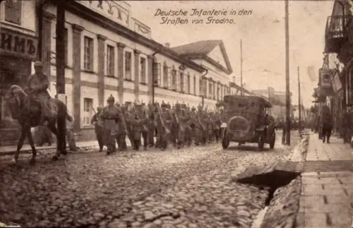 Ak Hrodna Grodno Weißrussland, Deutsche Infanterie