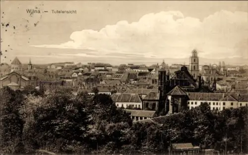 Ak Vilnius Wilna Litauen, Gesamtansicht