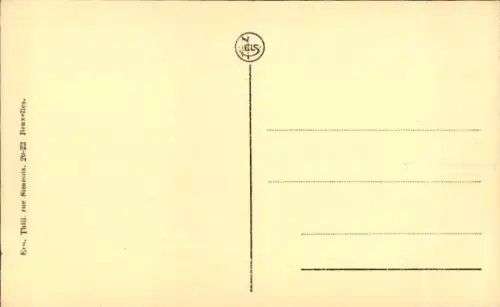 Ak Saint Quentin Aisne, Rathausplatz