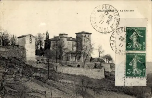 Ak Charbonnières les Vieilles Puy de Dôme, Schloss