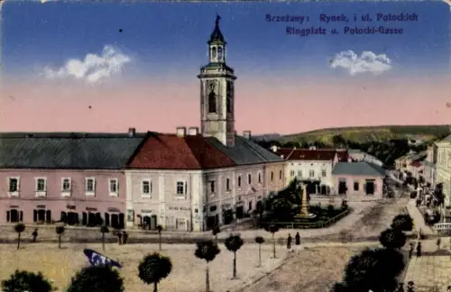 Ak Bereschany Brzezany Ukraine, Ringplatz, Potocki-Gasse