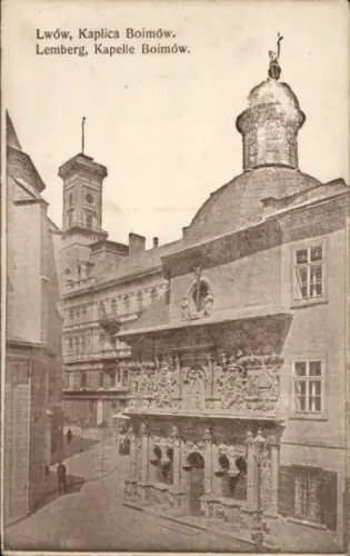 Ak Lwiw Lwów Lemberg Léopol Ukraine,  Kaplica Boimów, Lemberg, Kapelle Boimów