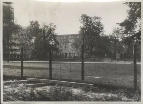 Original Foto Berlin Schöneberg, Potsdamer Straße, Kammergericht mit Kleistpark, um 1947