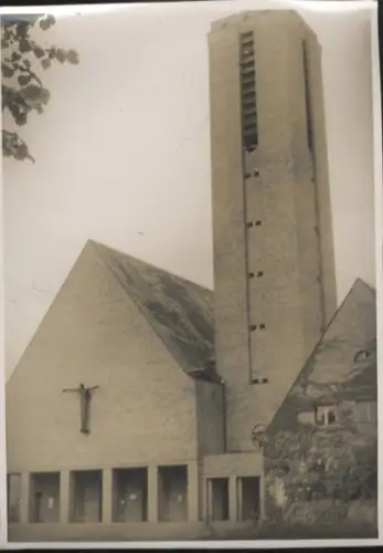 Original Foto Berlin Dahlem, Jesus-Christus-Kirche am Thielplatz, um 1947