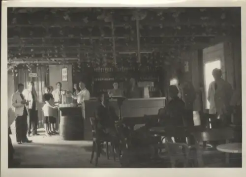 Original Foto Berlin Treptow, Vergnügungspark, Gaststätte, um 1948