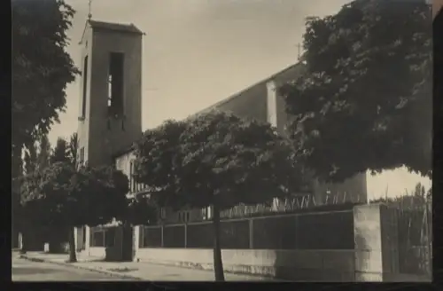 Original Foto Berlin Schmargendorf, Salvatorkirche, um 1948