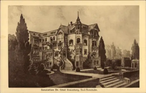 Ak Bad Neuenahr, Sanatorium Dr. Ernst Rosenberg, Gesamtansicht