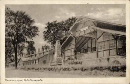 Ak Bruck an der Leitha in Niederösterreich, Brucker Lager, Schulkommando