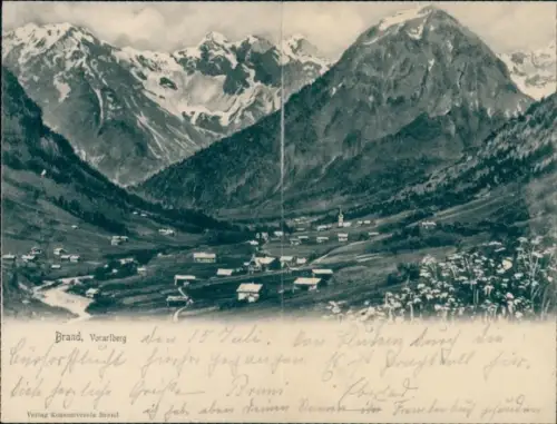 Klapp Ak Brand in Vorarlberg, Gesamtansicht